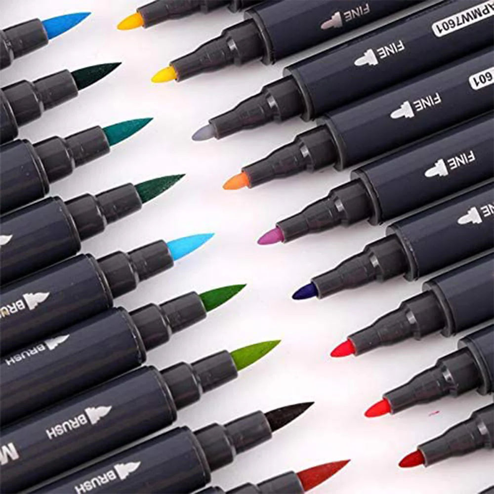 M&G Brush Tip 48 Colour Markers Set (APMW 7609).