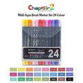 M&G Brush Tip 24 Colour Markers Set - Double Sided APMW-7604