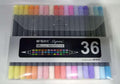 M&G Brush Tip 36 Colour Markers Set - Double Sided (APMW-7610)