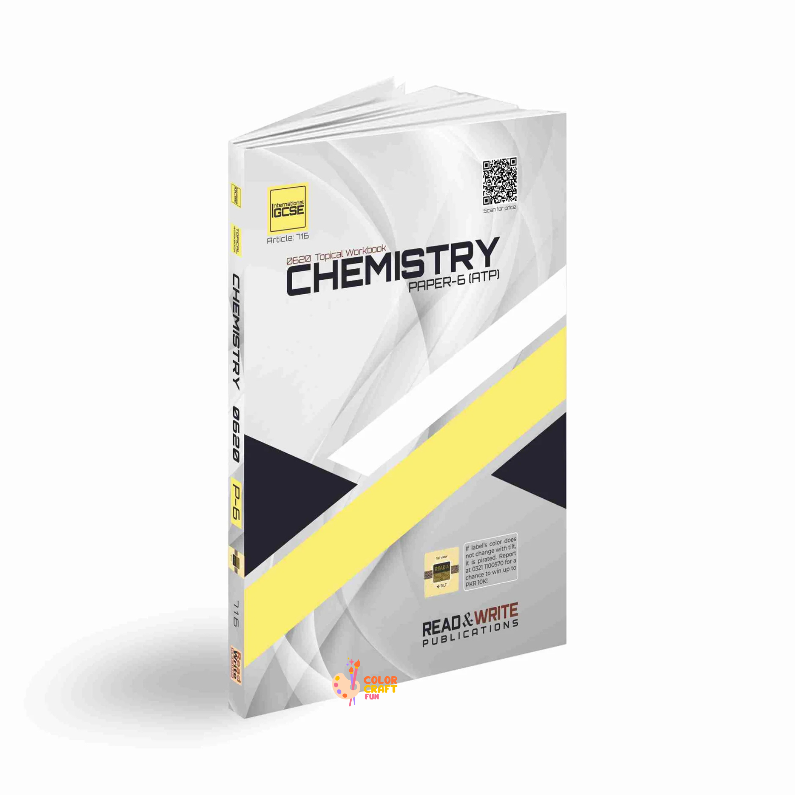 O'Level chemistry IGCSE Paper 6 (ATP) Workbook (art #716) Read & Write
