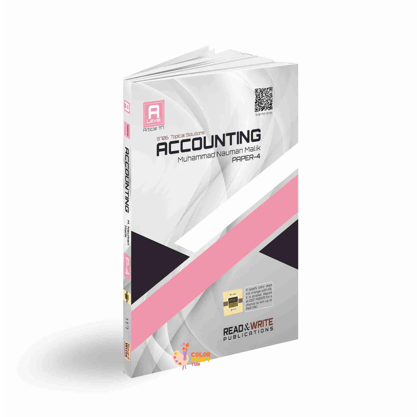 A'Level Accounting  Paper-4 (9706)Topical Past Papers with Worked Solutions(art #117) Read & Write
