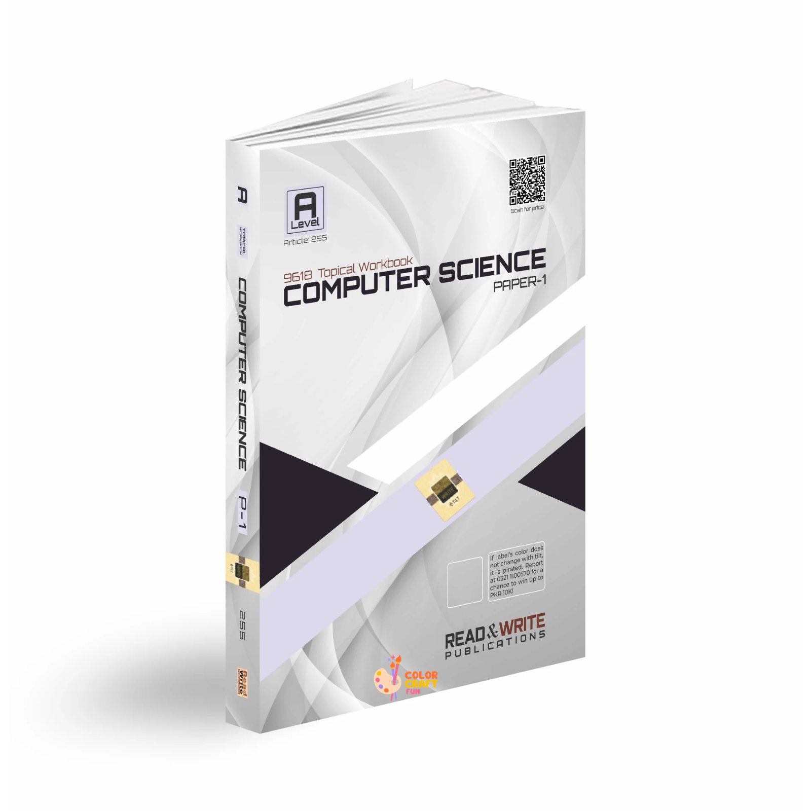 A'Level Computer Science Paper-1 (9618)Topical Workbook (Art #255) Read & Write)