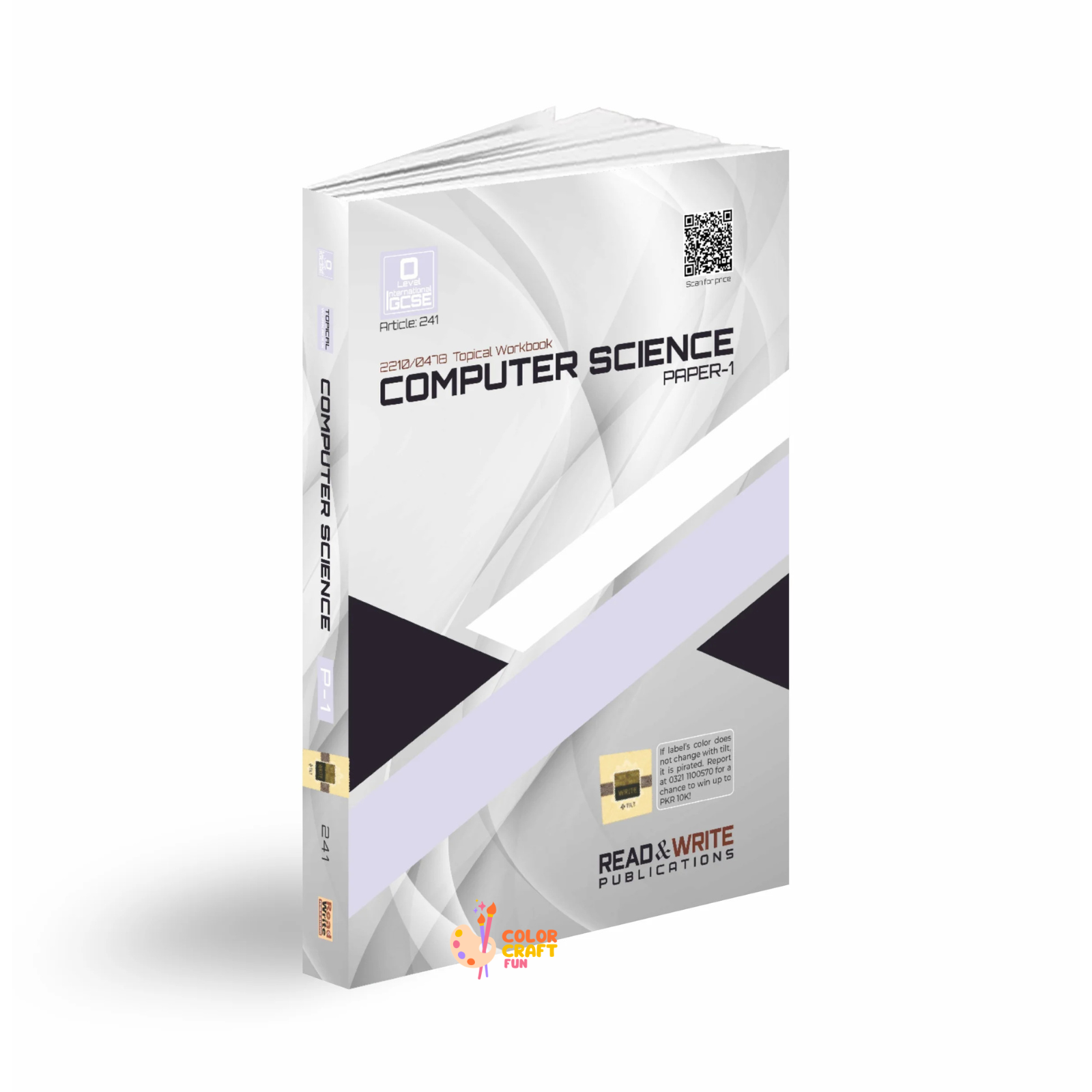 O'Level/IGCSE Computer Science Paper-1 Topical Workbook (art #241) Read & Write