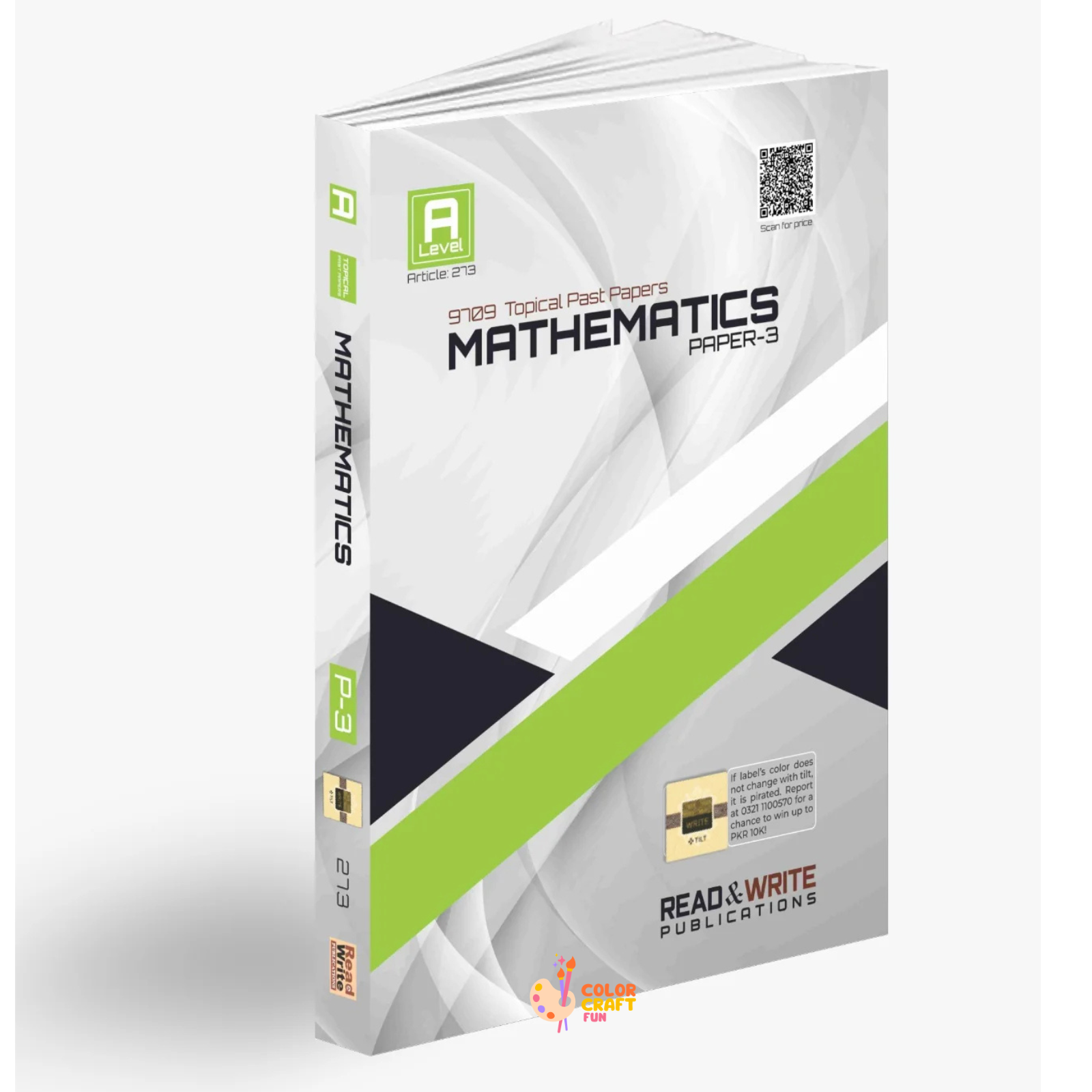 A'Level Mathematics Paper 3 Topical Past Paper(Art #273) Read & Write