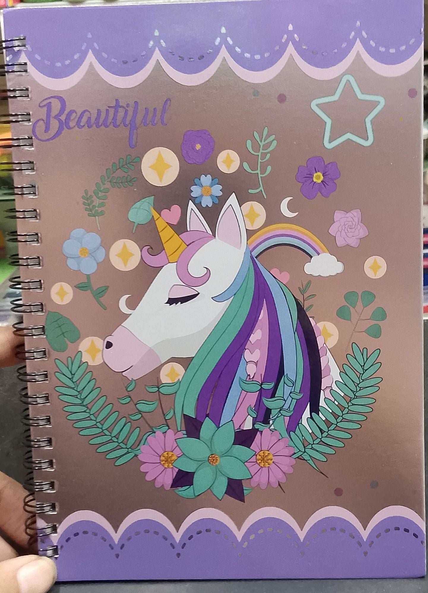 Holographic Unicorn Glitter Notebook – Where Magic Meets the Page
