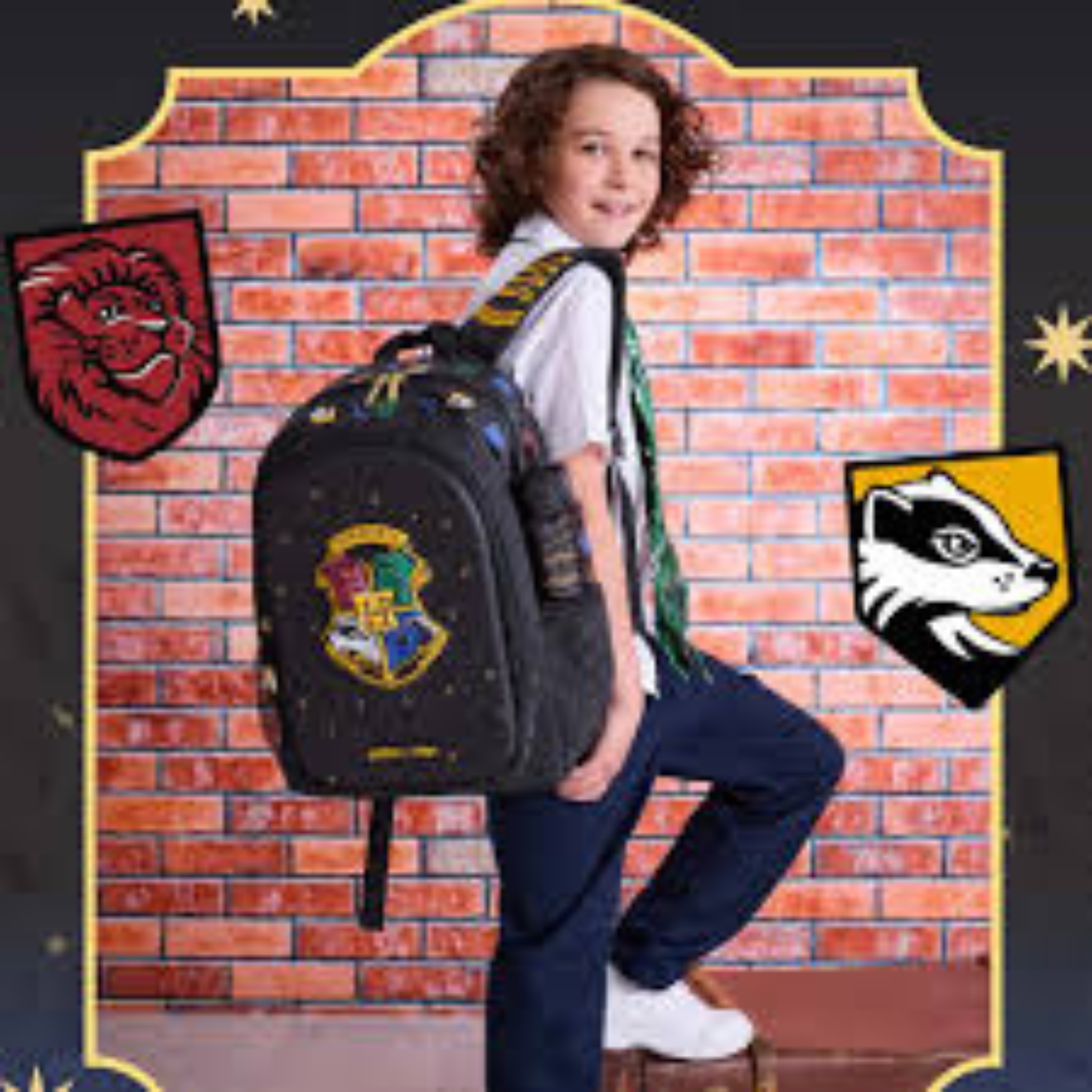 Smiggle Harry Potter Hogwarts Themed School Bag – Magical Adventure Awaits (100%orignal