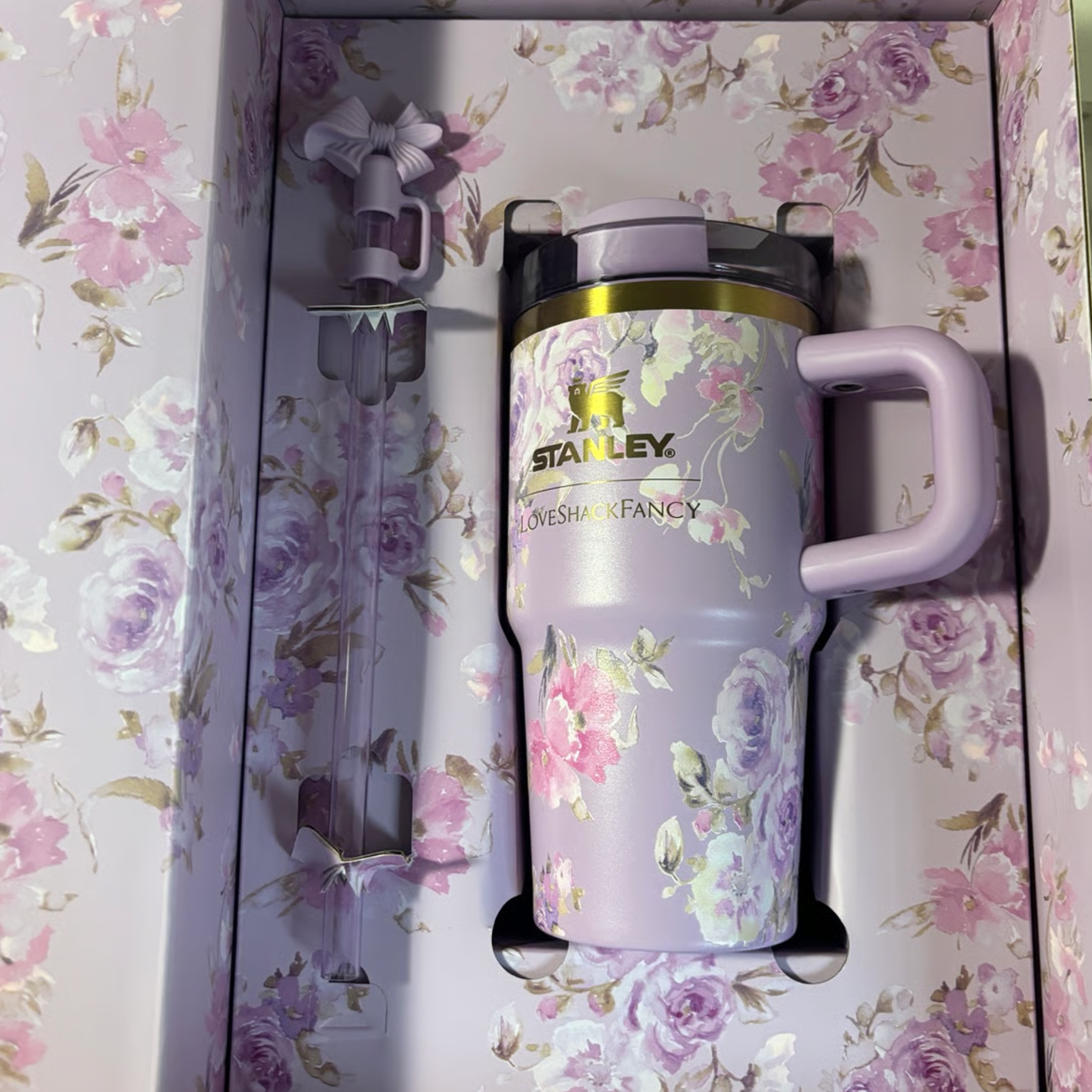 Stanley x LoveShackFancy Cute Mini Tumbler 20oz with Gift box