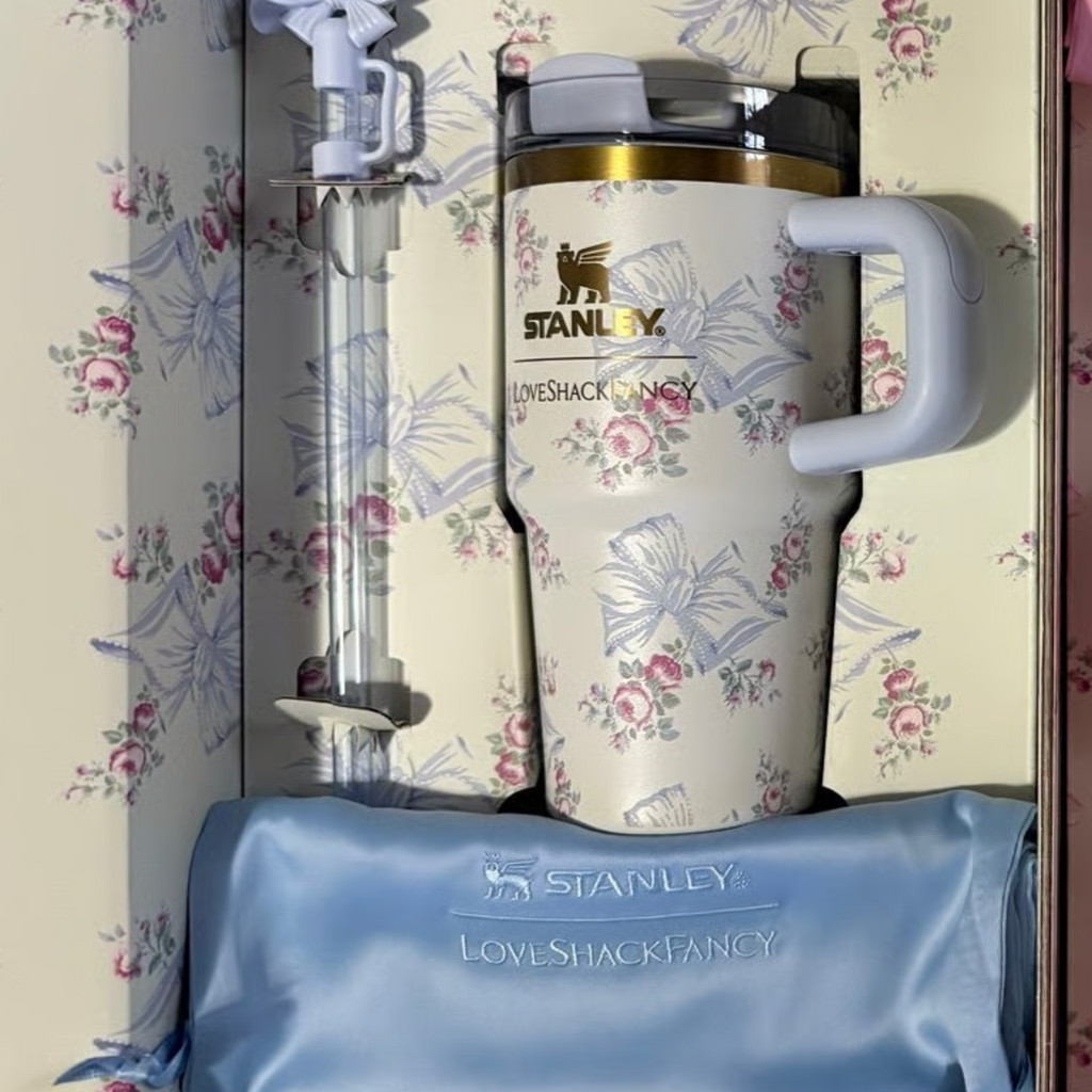Stanley x LoveShackFancy Cute Mini Tumbler 20oz with Gift box