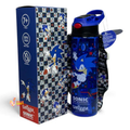 Smiggle Orignal Sonic Plastic Water Bottle 680 ml With Side Hanging Strap