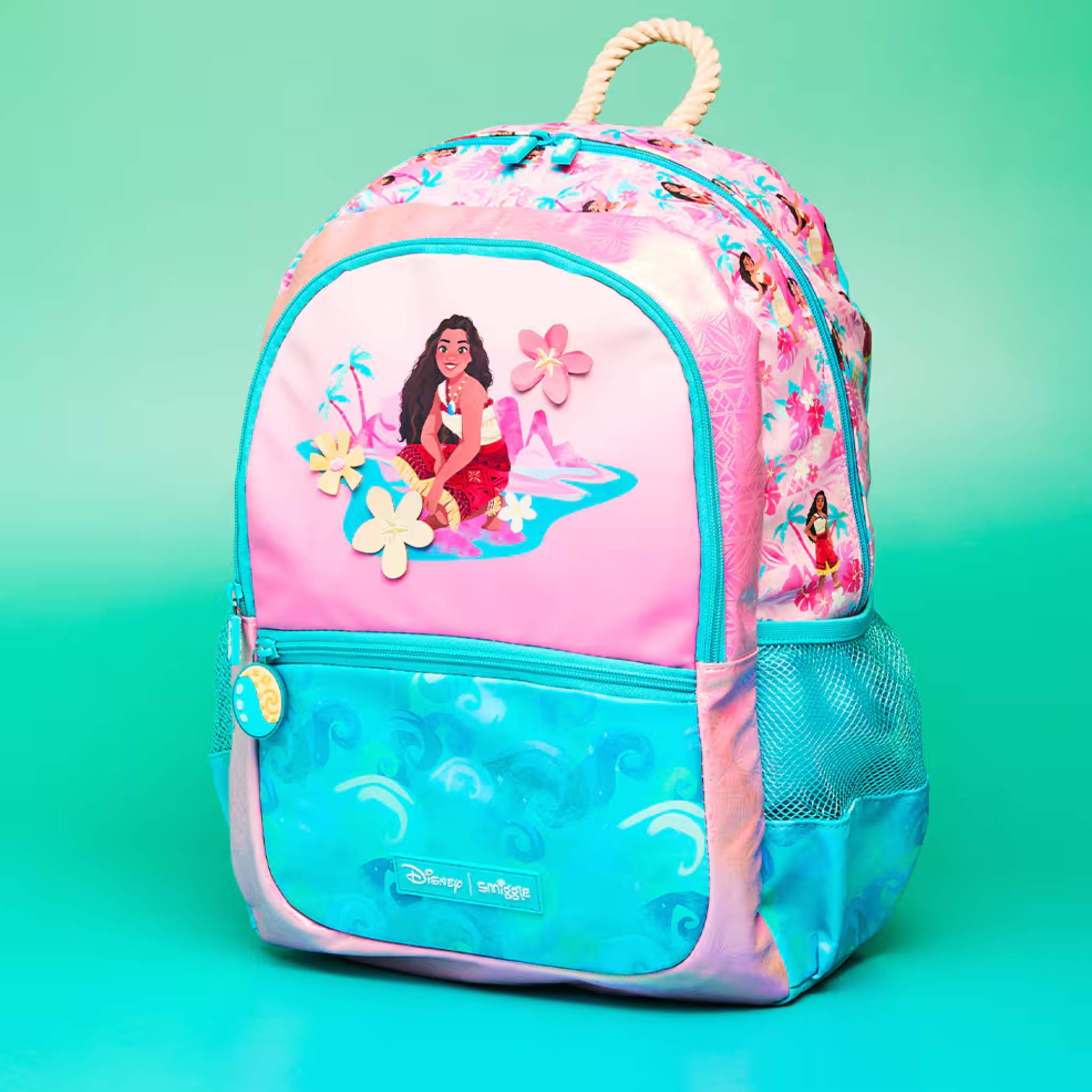 Smiggle Disney Moana Themed School Bag – Adventure Awaits Beyond the Horizon (100%orignal) 17 inch