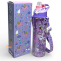 Smiggle Orignal Little Mermaid Plastic Water Bottle 680 ml With Side Hanging Strap