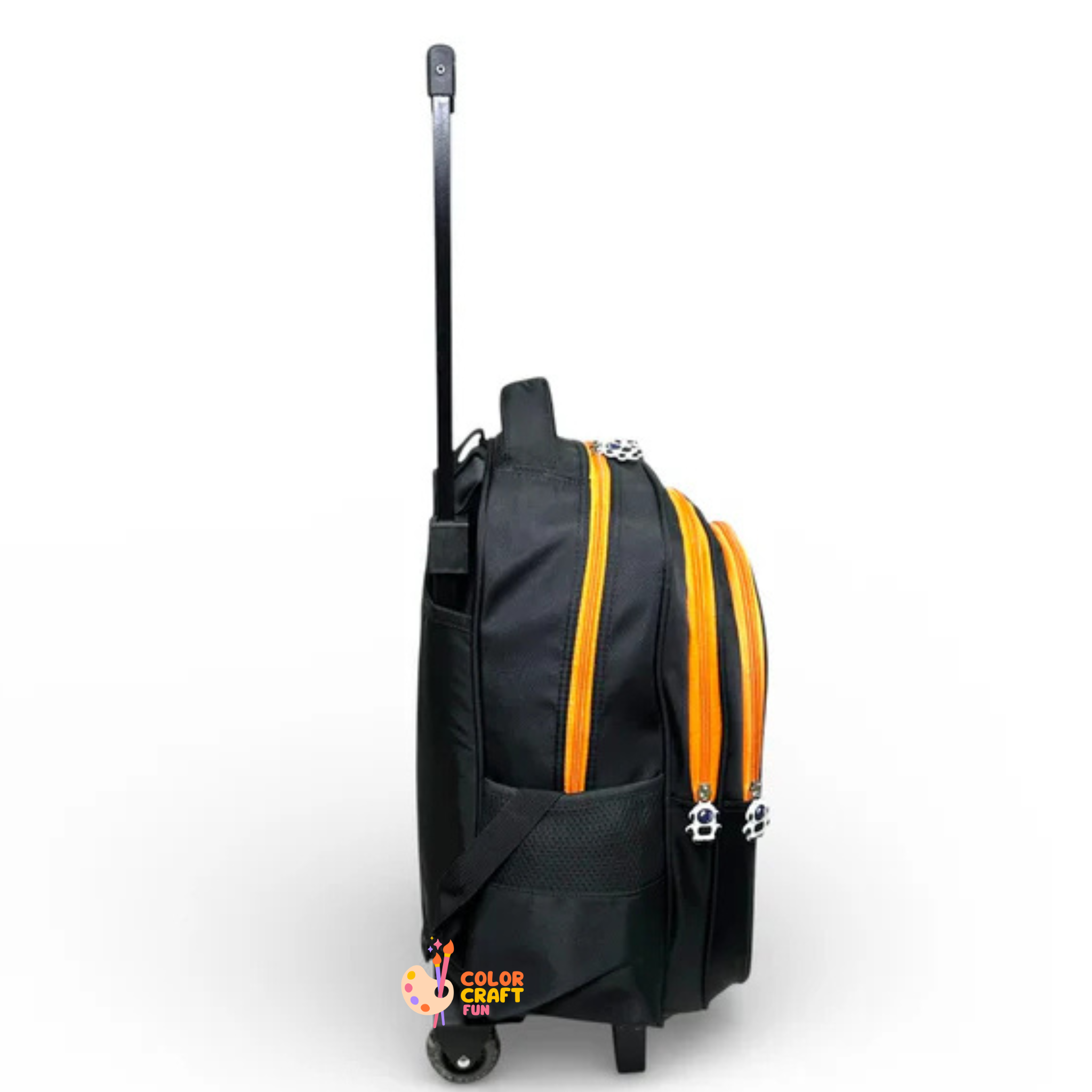 16 Inch 3D Space Astronaut Trolley Bag For Grade 2 Till 4 Boys ( With Keychain )