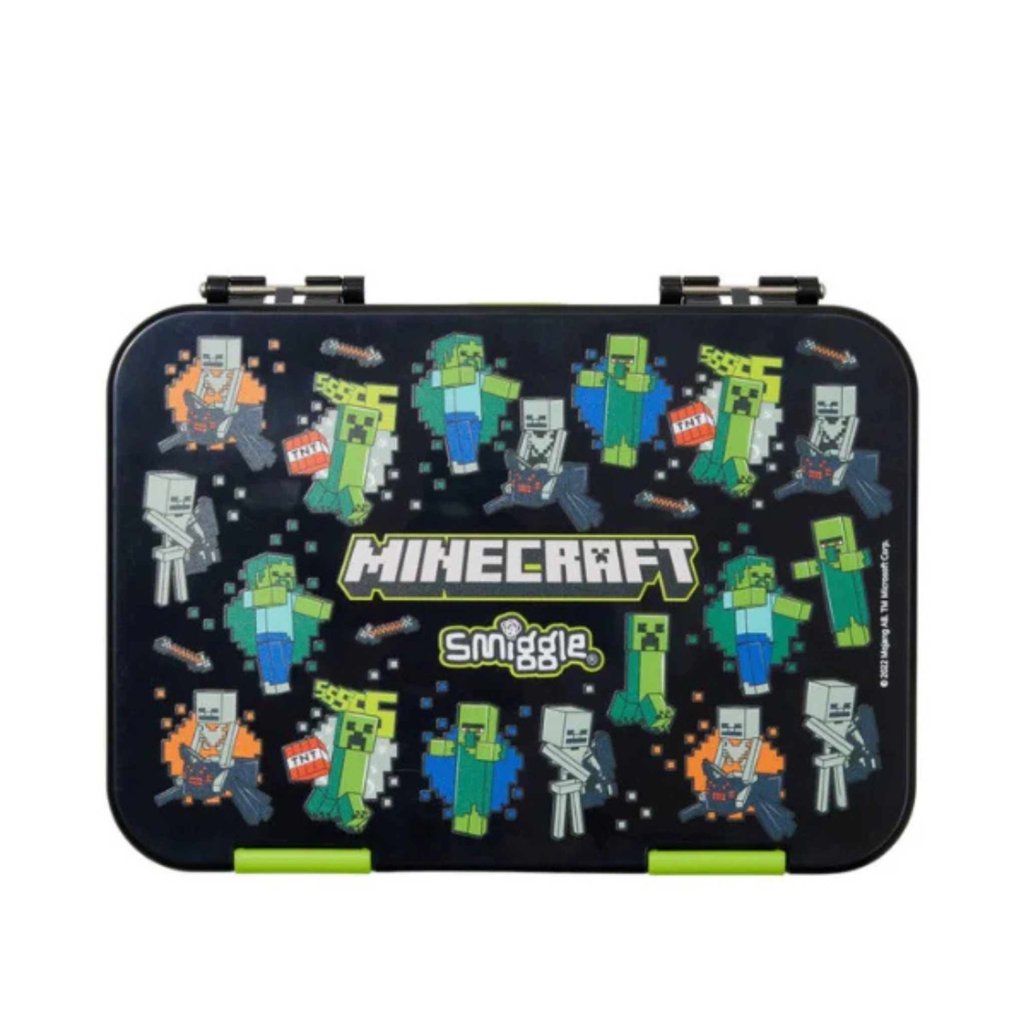 Smiggle Minecraft Medium Bento Lunch Box for Kids – BPA-Free, Durable & Eco-Friendly