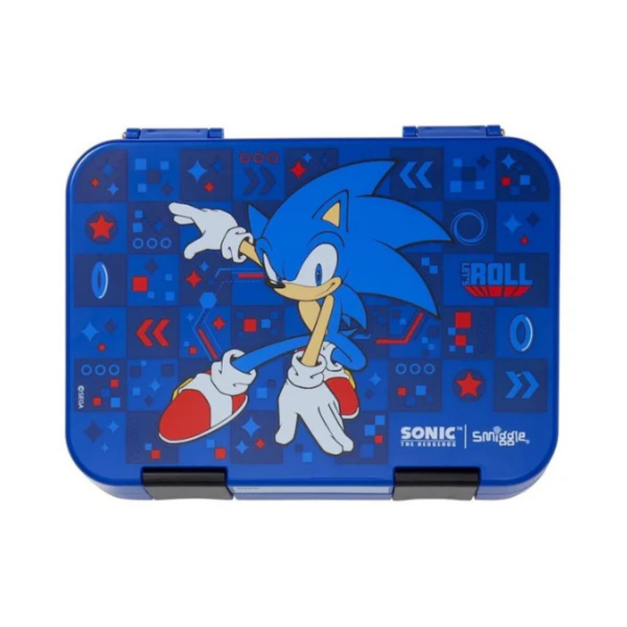 Smiggle Sonic The Hedgehog Medium Bento Lunch Box for Kids – BPA-Free, Durable & Eco-Friendly