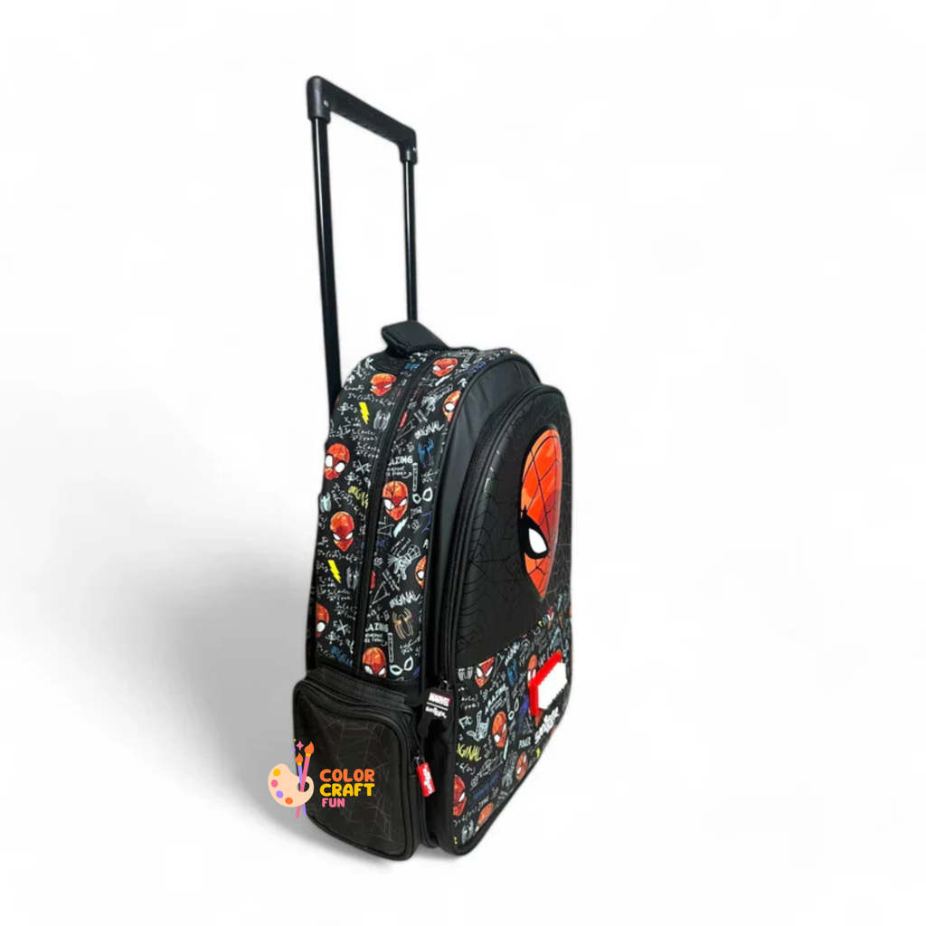 Original smiggle Spiderman 2 piece Trolley Bag bundle For Grade 1 Till 5 Boys