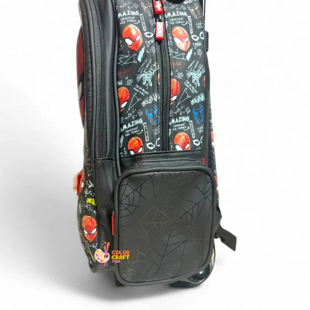Original smiggle Spiderman 2 piece Trolley Bag bundle For Grade 1 Till 5 Boys