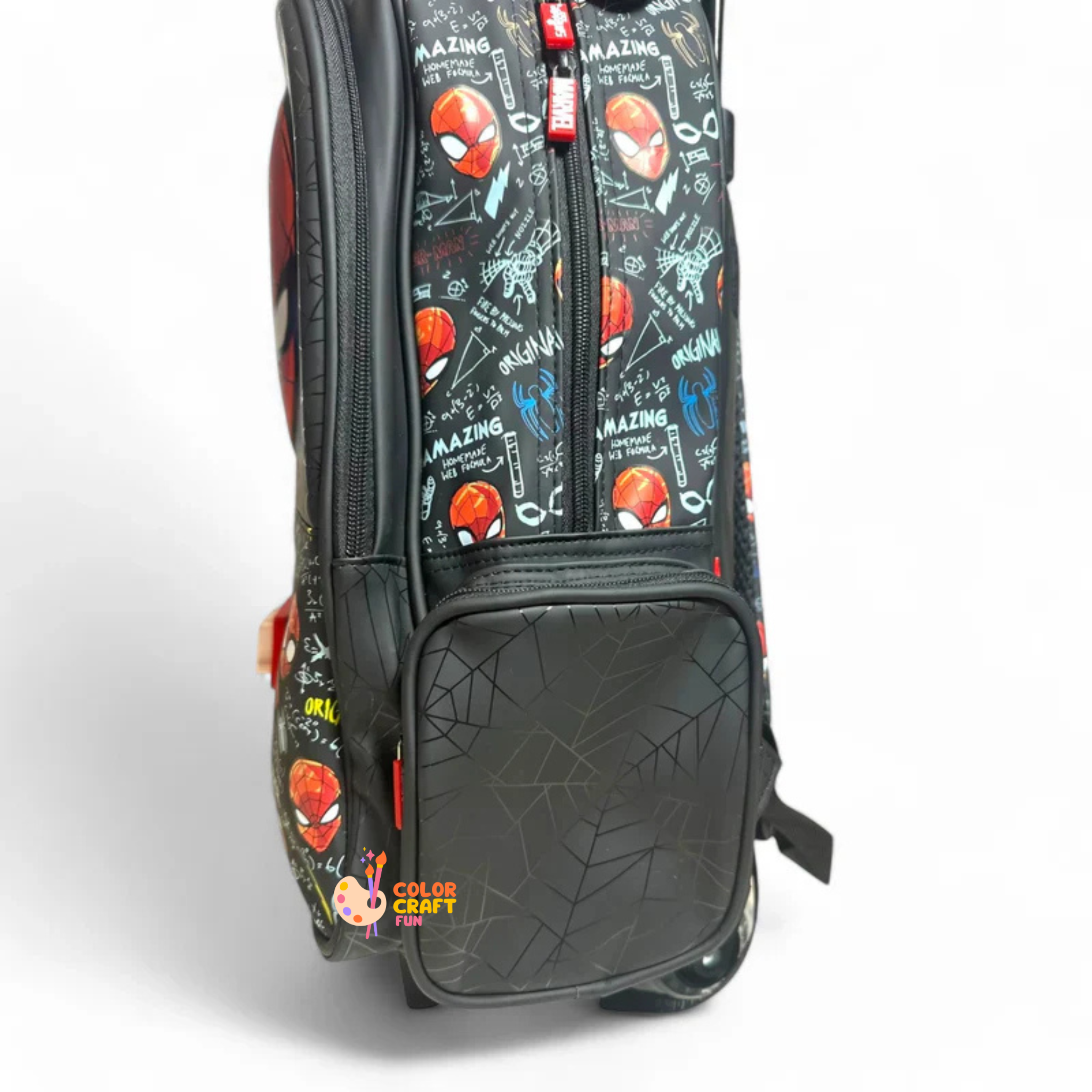 Original smiggle Spiderman 2 piece Trolley Bag bundle For Grade 1 Till 5 Boys