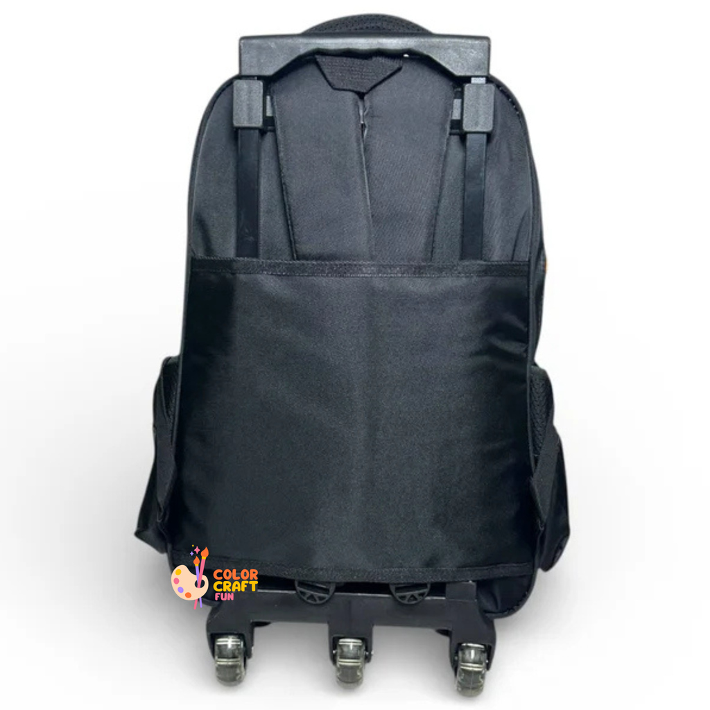 18 Inch 3D Space Astronaut Trolley Bag For Grade 4 Till 8 Boys ( With Keychain )
