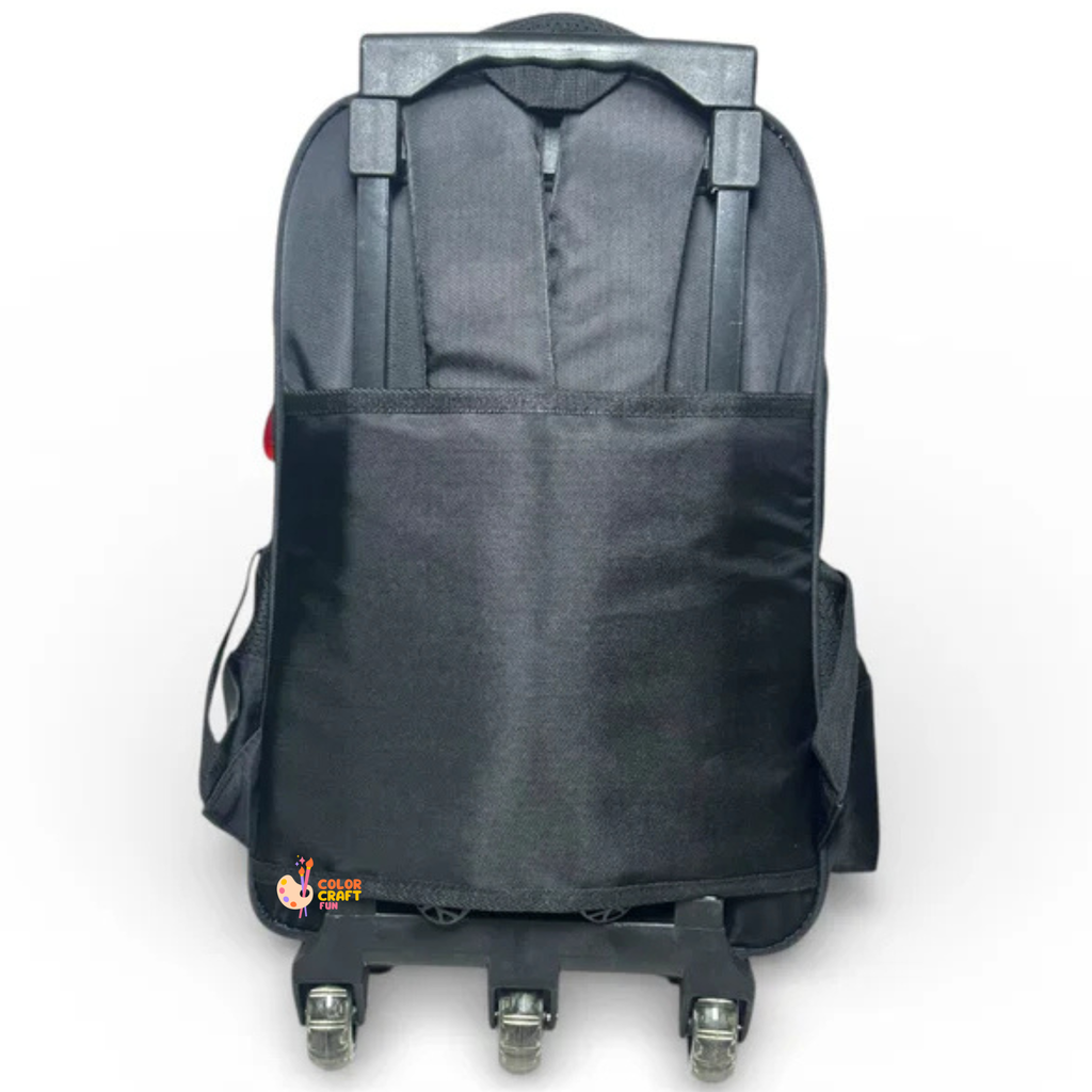 16 Inch 3D Spiderman Trolley Bag For Grade 2 Till 4 Boys ( With Keychain )