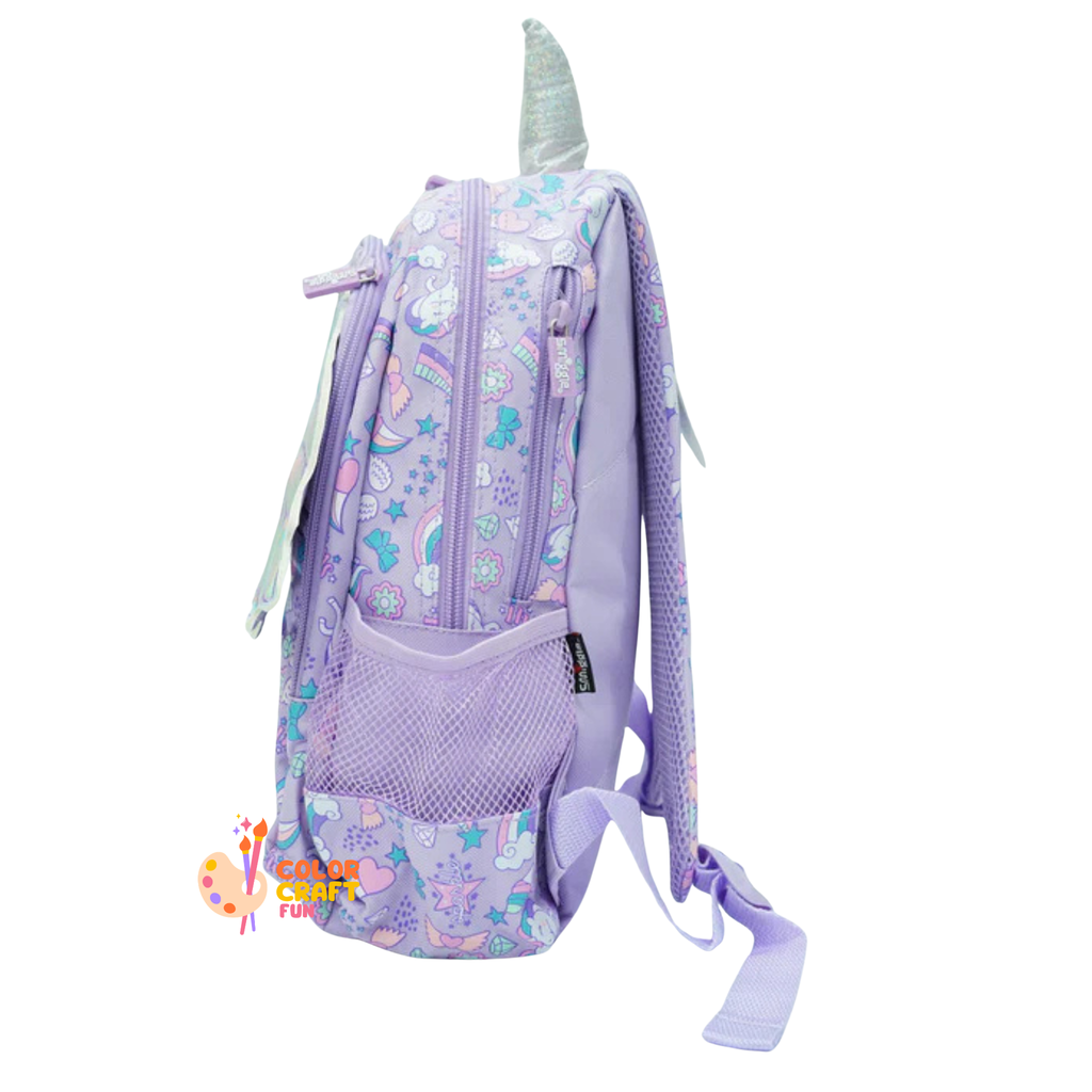 Smiggle 100% orignal Perple Unicorn school bag for kg class (14inch)