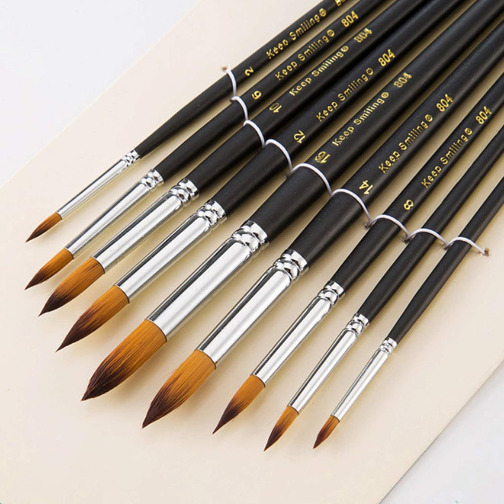 keep smiling high quality brush (set of 12 round)
