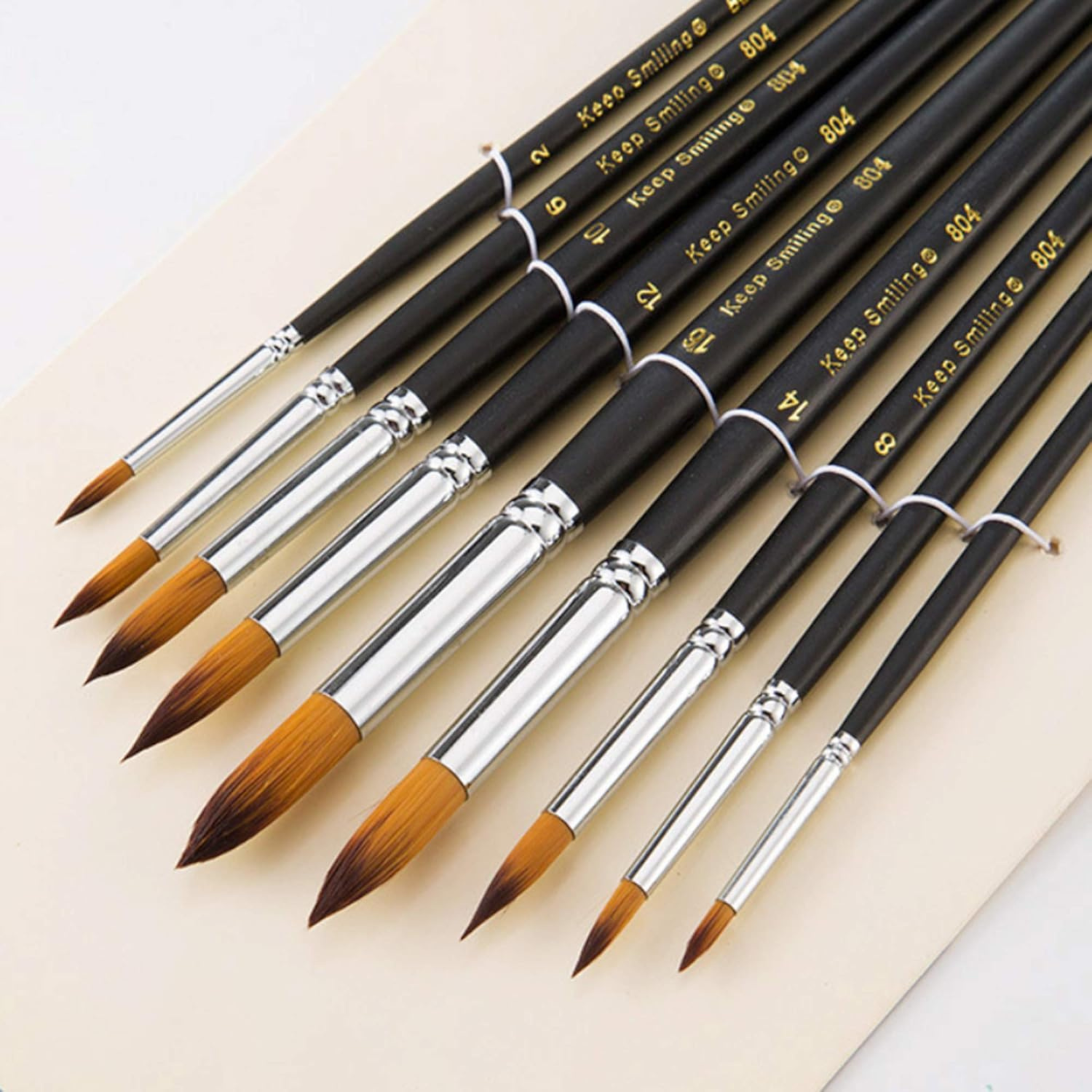 keep smiling high quality brush (set of 12 round)