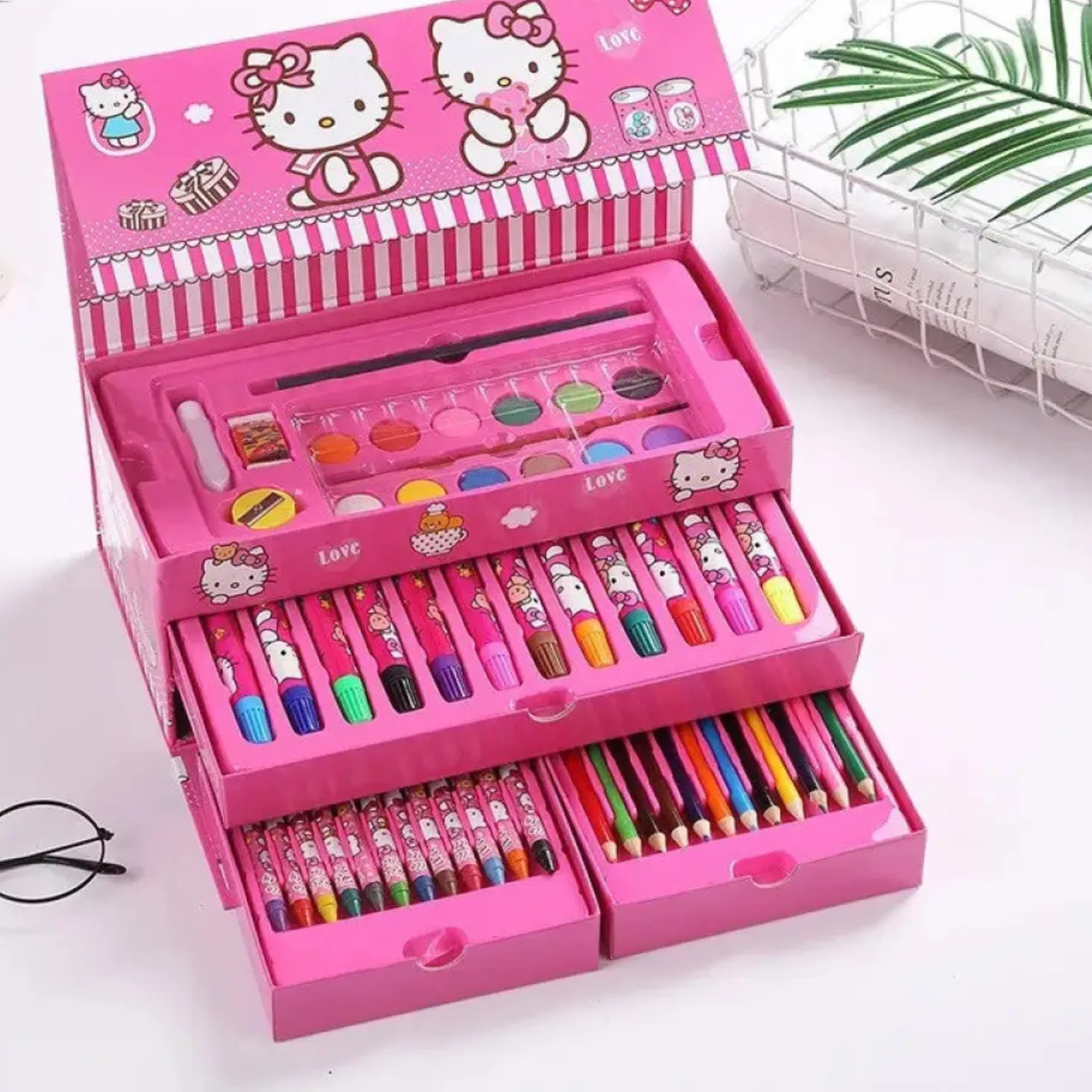 Art Set (54 Piece) - Stationery Item for girls & boy correctors