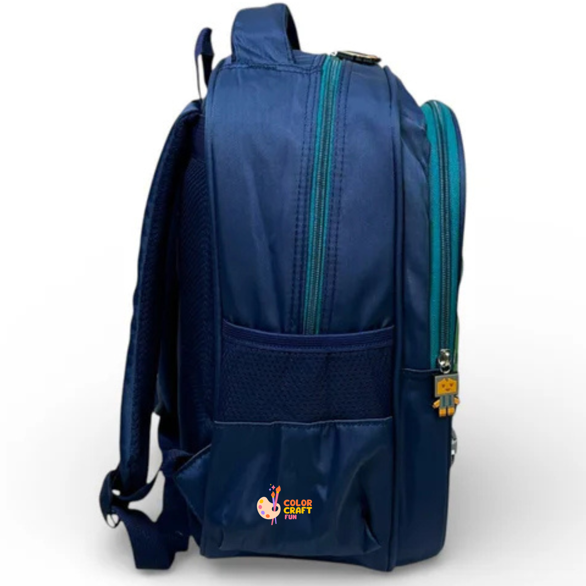 14 Inch 3D Minecraft School Bag For Nursery Till KG Boys ( With Keychain )