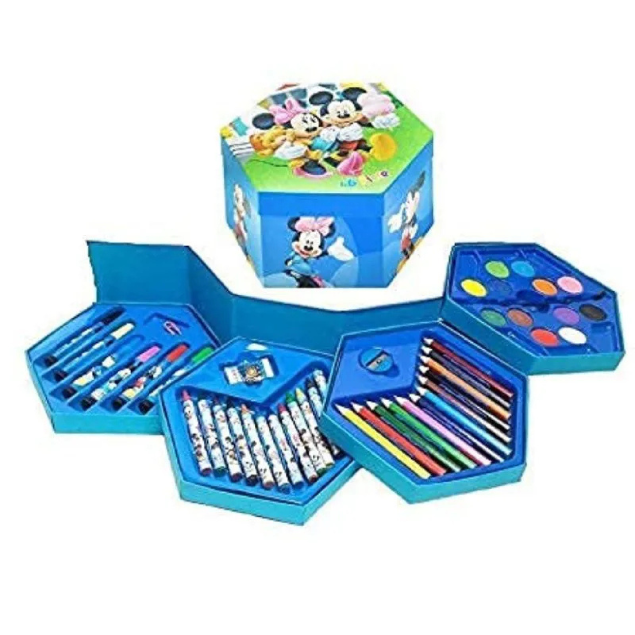 45-Piece Cartoon Artist Art Kits for kids girls & boys correctors