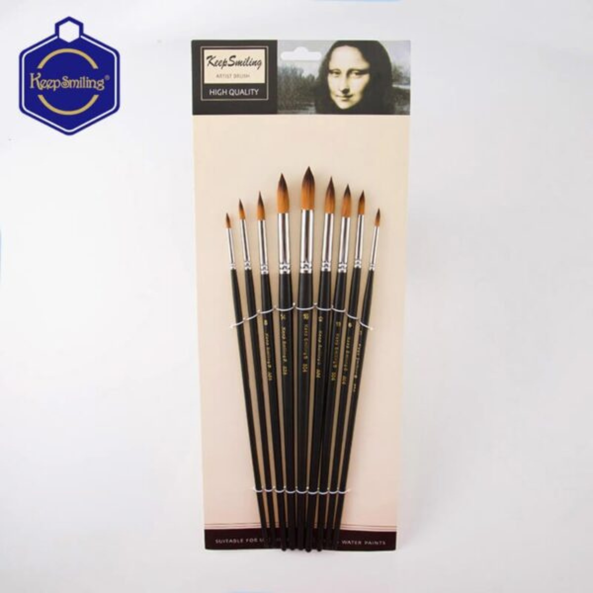 keep smiling high quality brush (set of 12 round)