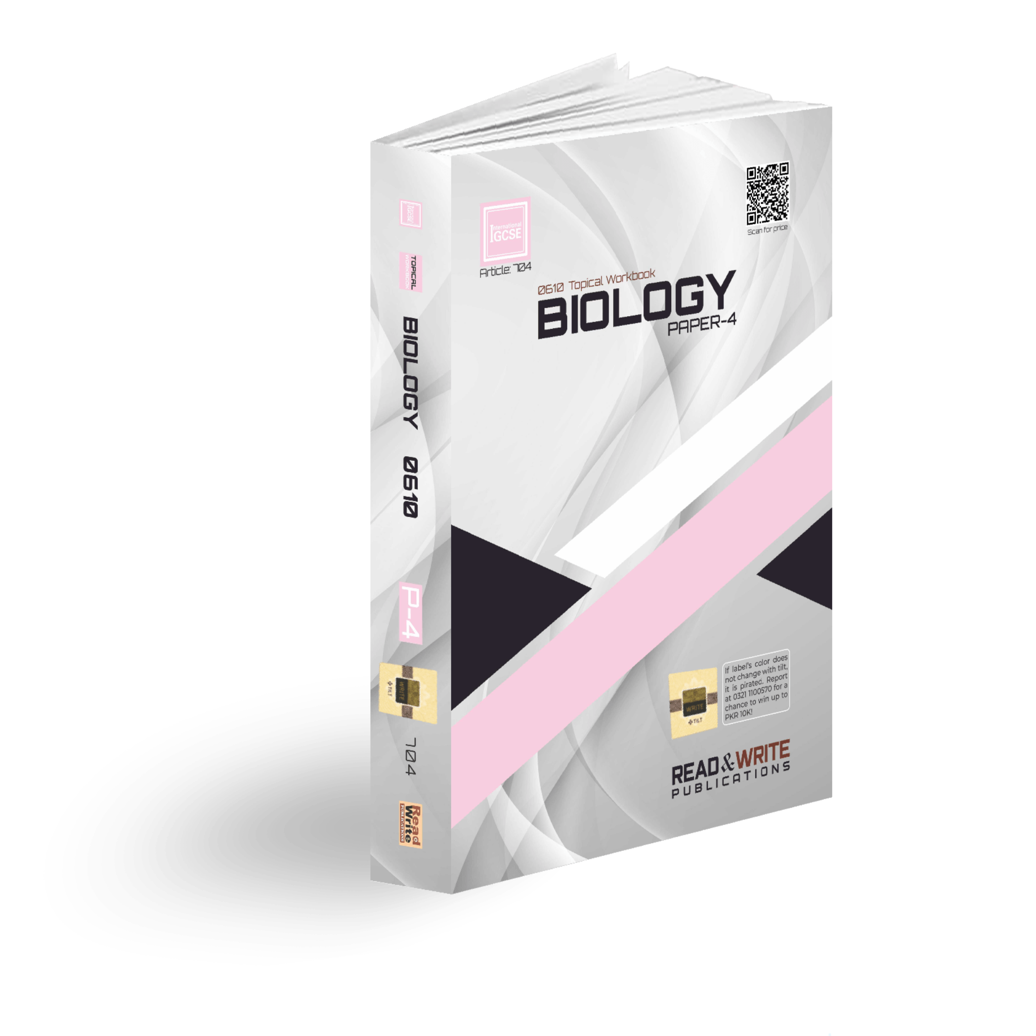 O'Level igcse Biology P4 Topical (Art #704) Read & Write