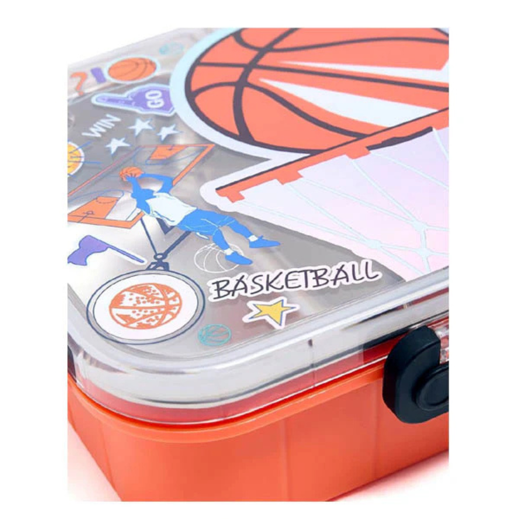 Vest Brand Basketball Design Lunch Box – Sporty, Durable & Perfect for Active Kids