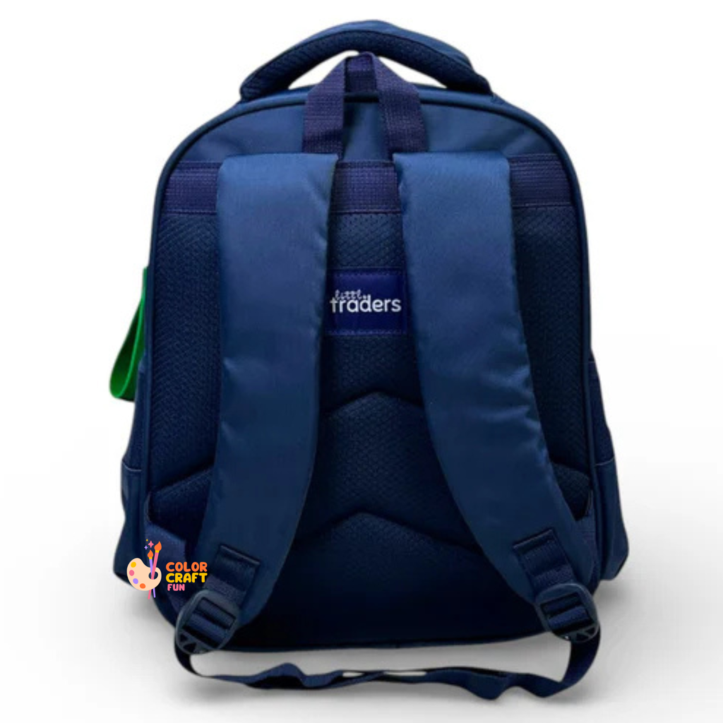 14 Inch 3D Minecraft School Bag For Nursery Till KG Boys ( With Keychain )