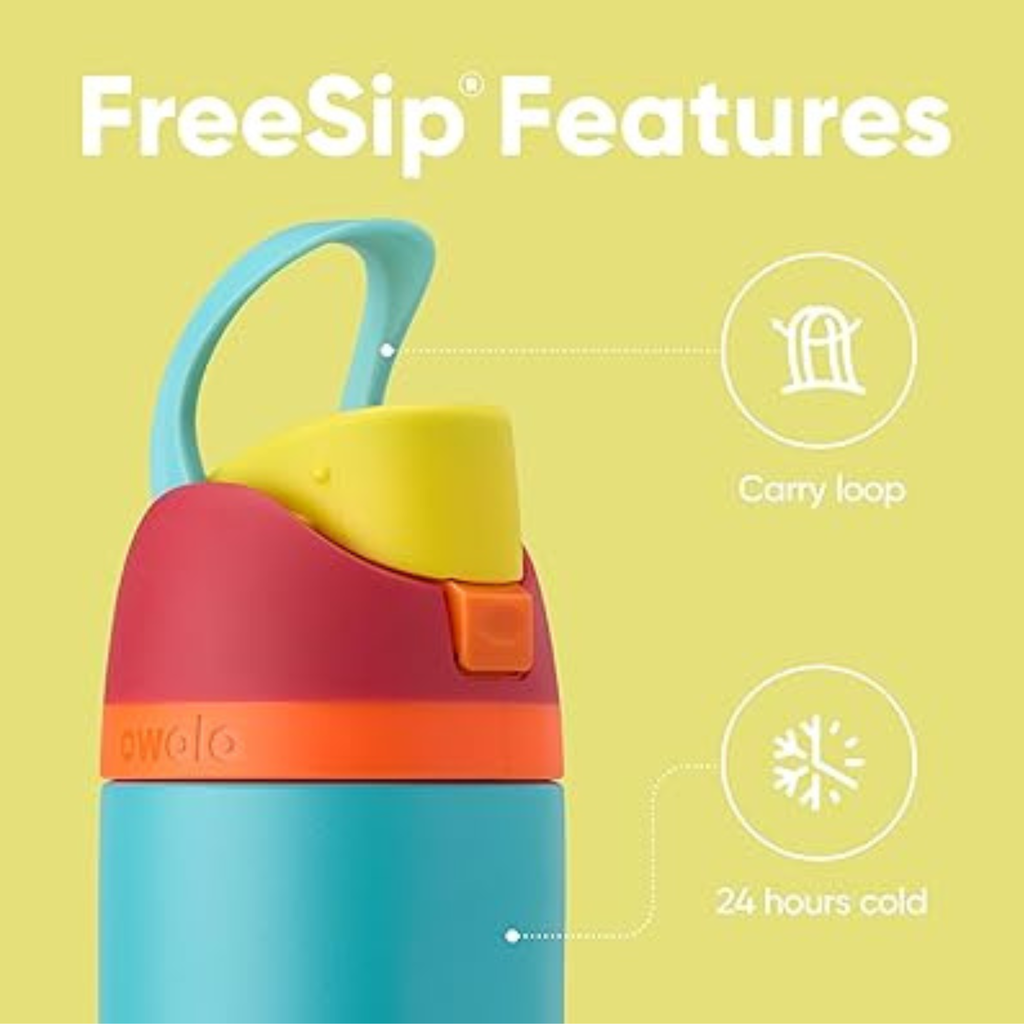 Owala FreeSip Stainless Steel Water Bottle (700ml / 24oz)
