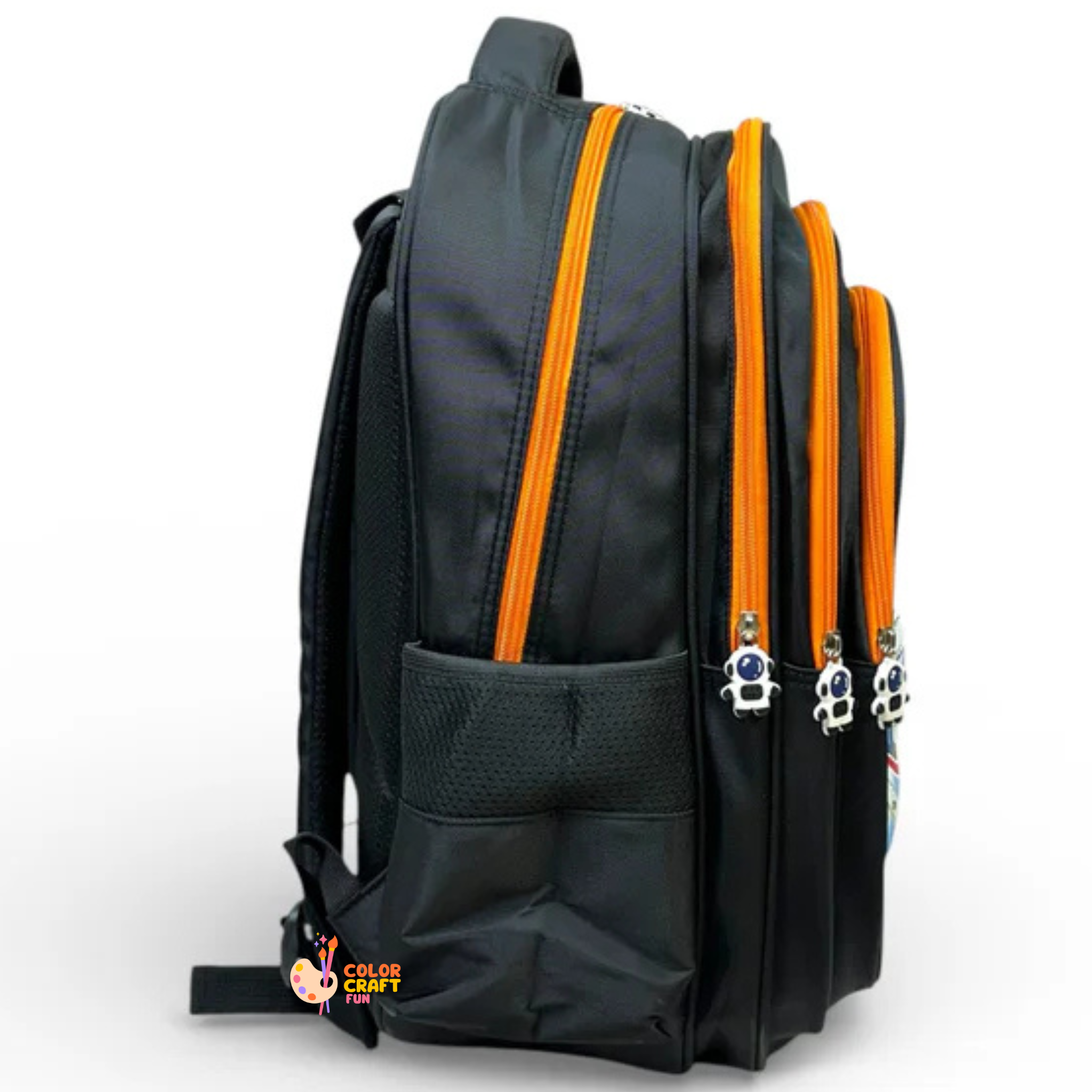 18 Inch 3D Space Astronaut School Bag For Grade 4 Till 8 Boys ( With Keychain )