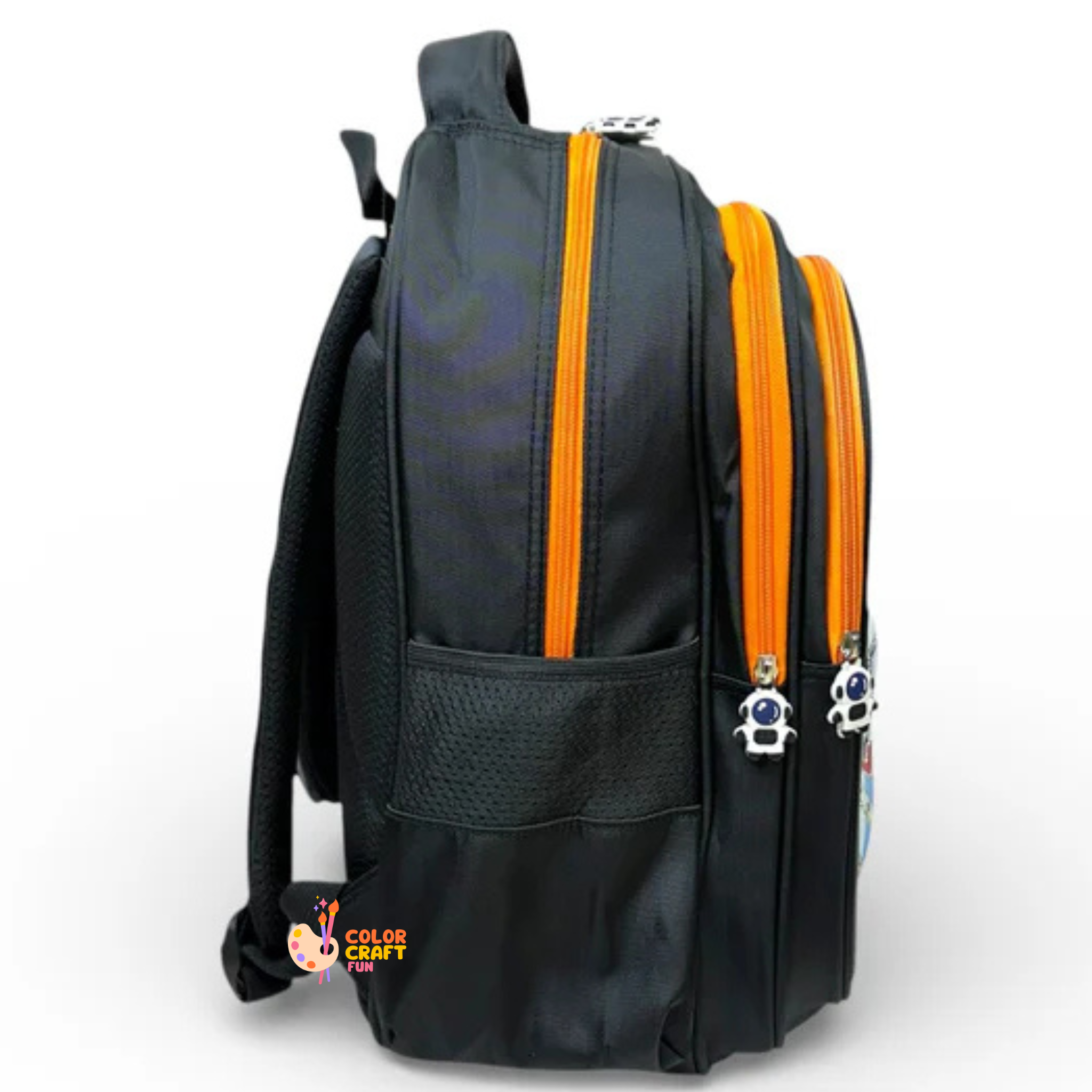 16 Inch 3D Space Astronaut School Bag For Grade 1 Till 3 Boys ( With Keychain )