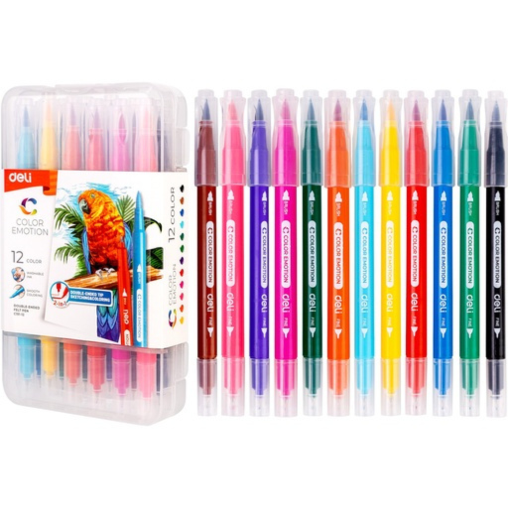 Deli Color Emotion Marker Felt Pen - No. 15124