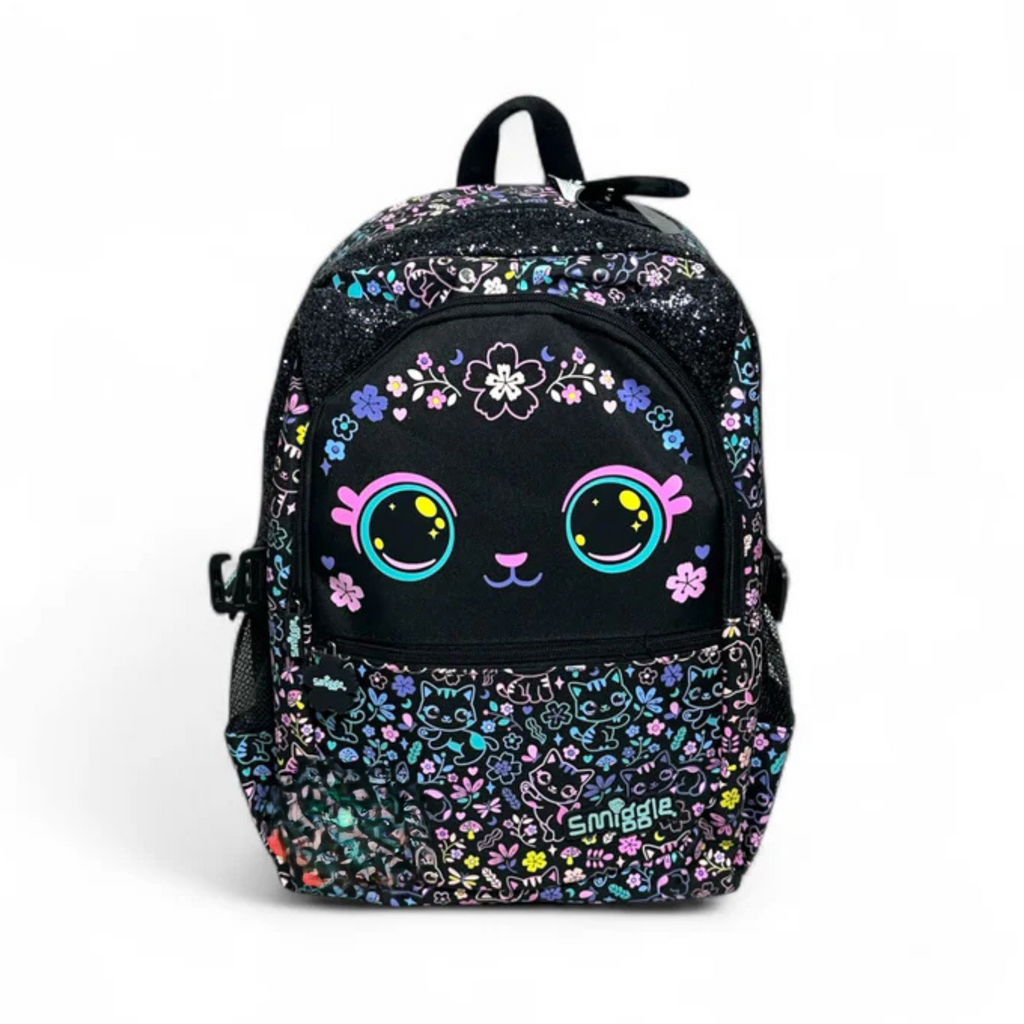 Smiggle Original 17 inch Cat Eclipse School Bagpack For Kids Grade 1-5 Girls