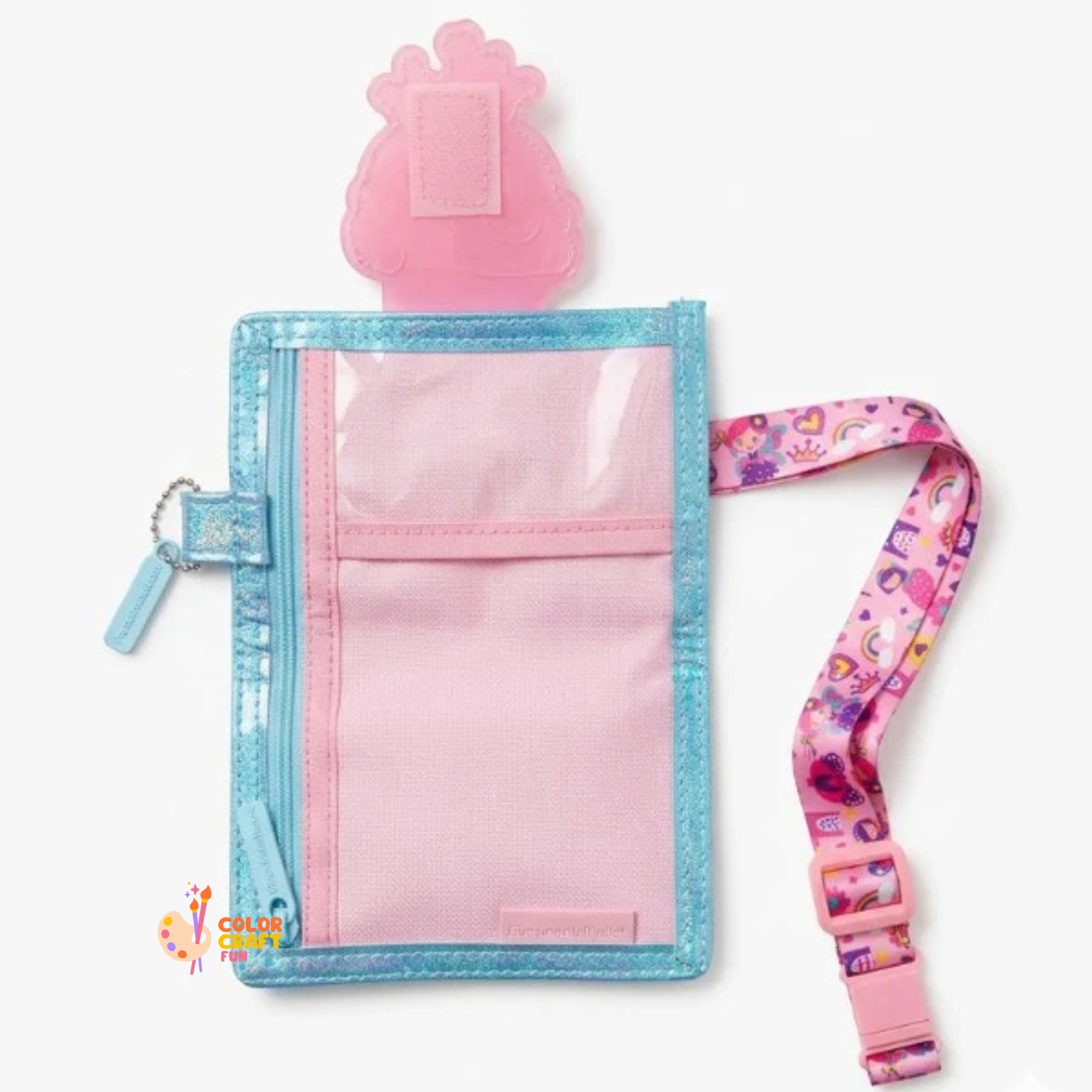 Vest Fairytale Princess Kids Wallet with Detachable Neck Strap – Premium Children’s Wallet