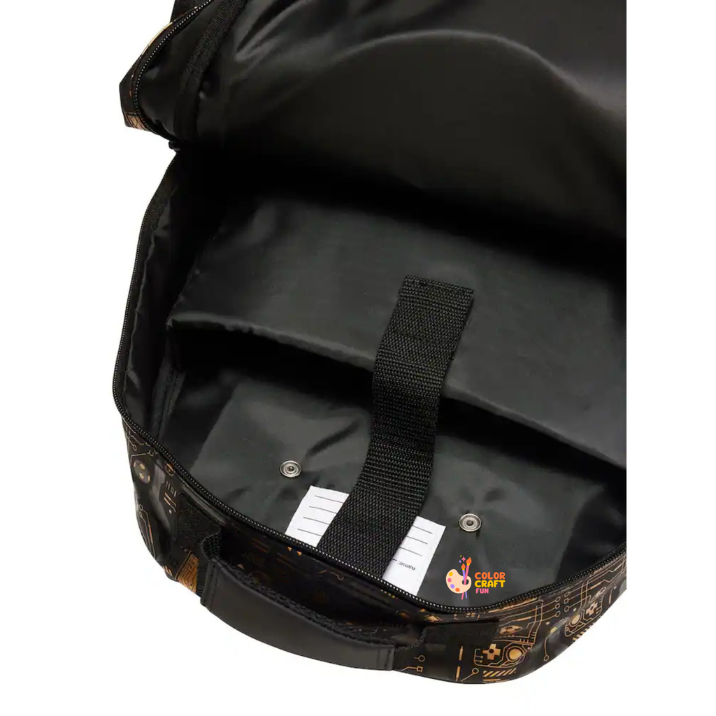 Orignal Smiggle Black Livewire Trolley Backpack With Light Up Wheels size 19inch