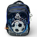 16 Inch 3D Football School Bag For Grade 1 Till 3 Boys ( With Keychain )