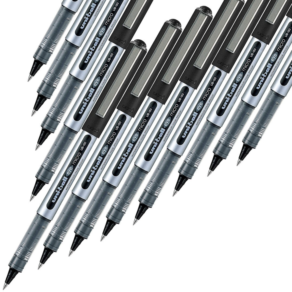 Uni-ball Eye Micro Roller Ball Pen - UB-150 - Black 12pcs box