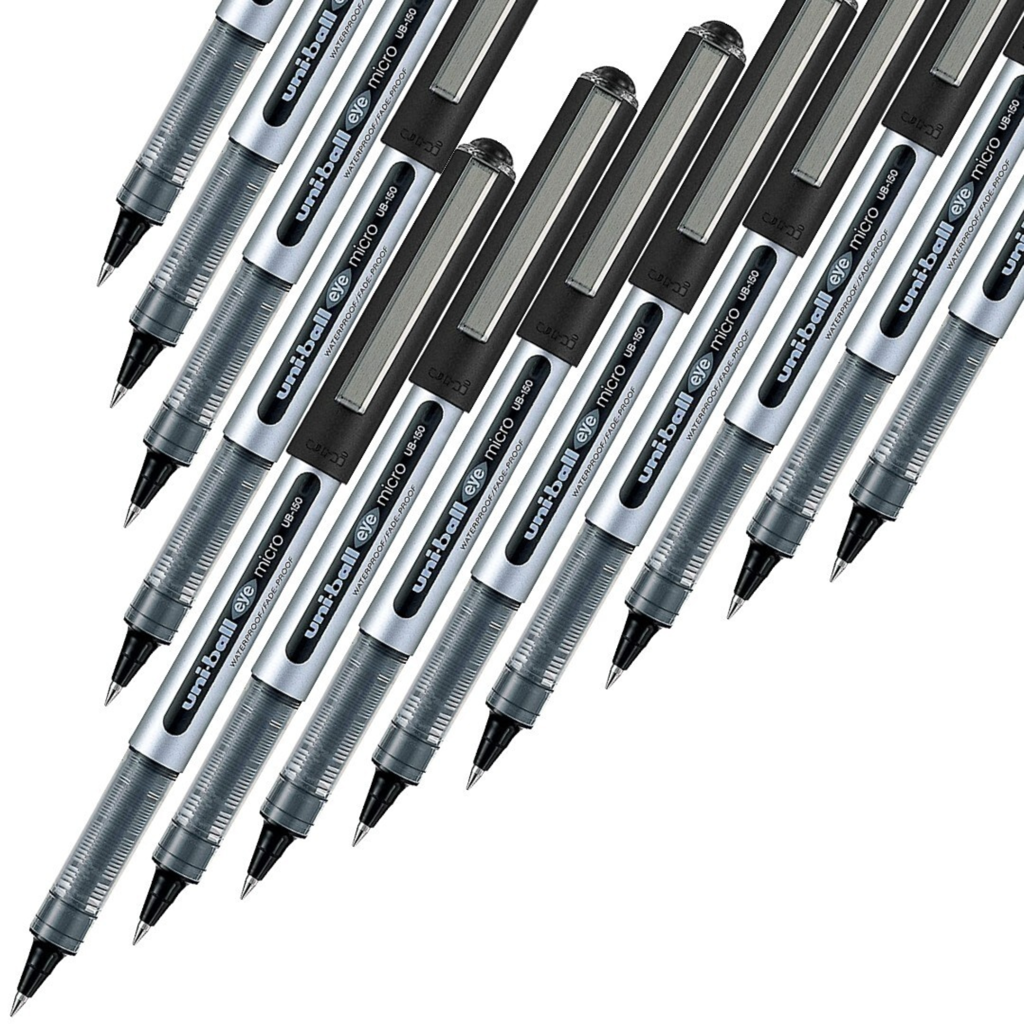 Uni-ball Eye Micro Roller Ball Pen - UB-150 - Black 12pcs box