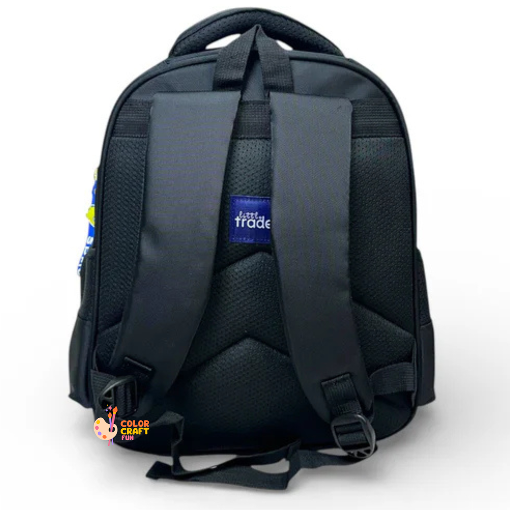 14 Inch 3D Space Astronaut School Bag For Nursery Till KG Boys ( With Keychain )