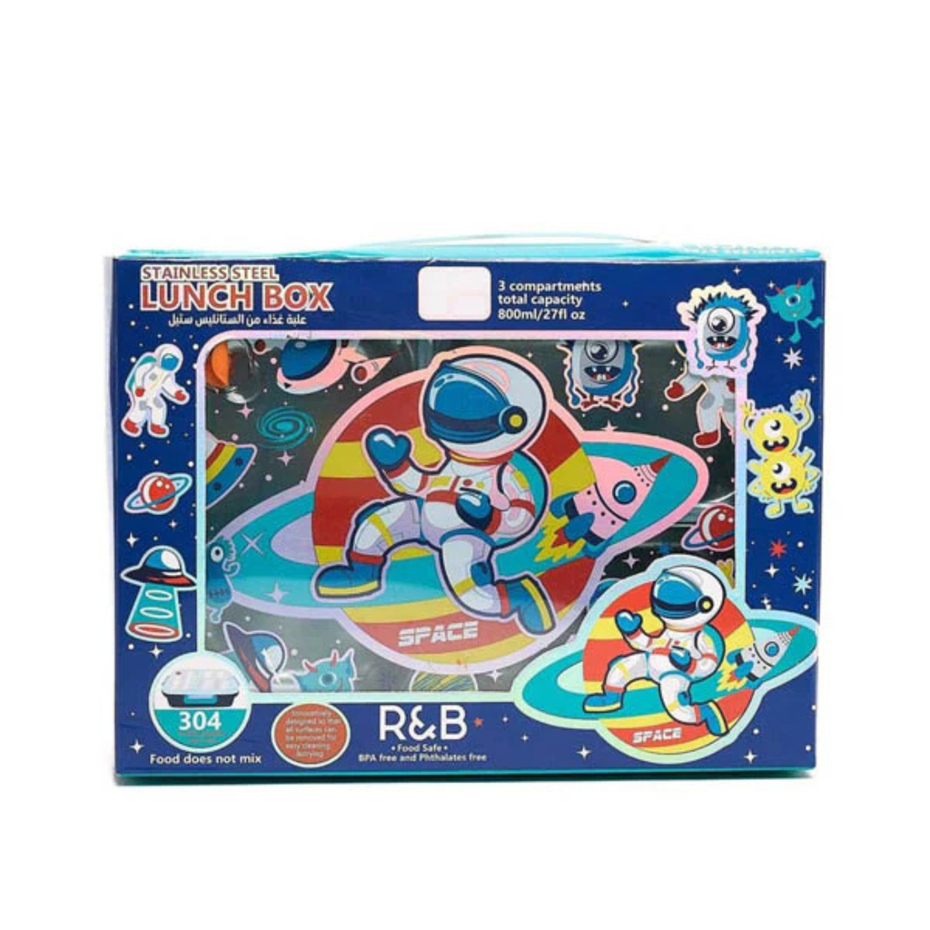 Vest Brand Astronaut Space World Themed Lunch Box – Durable, Fun & Out of This World