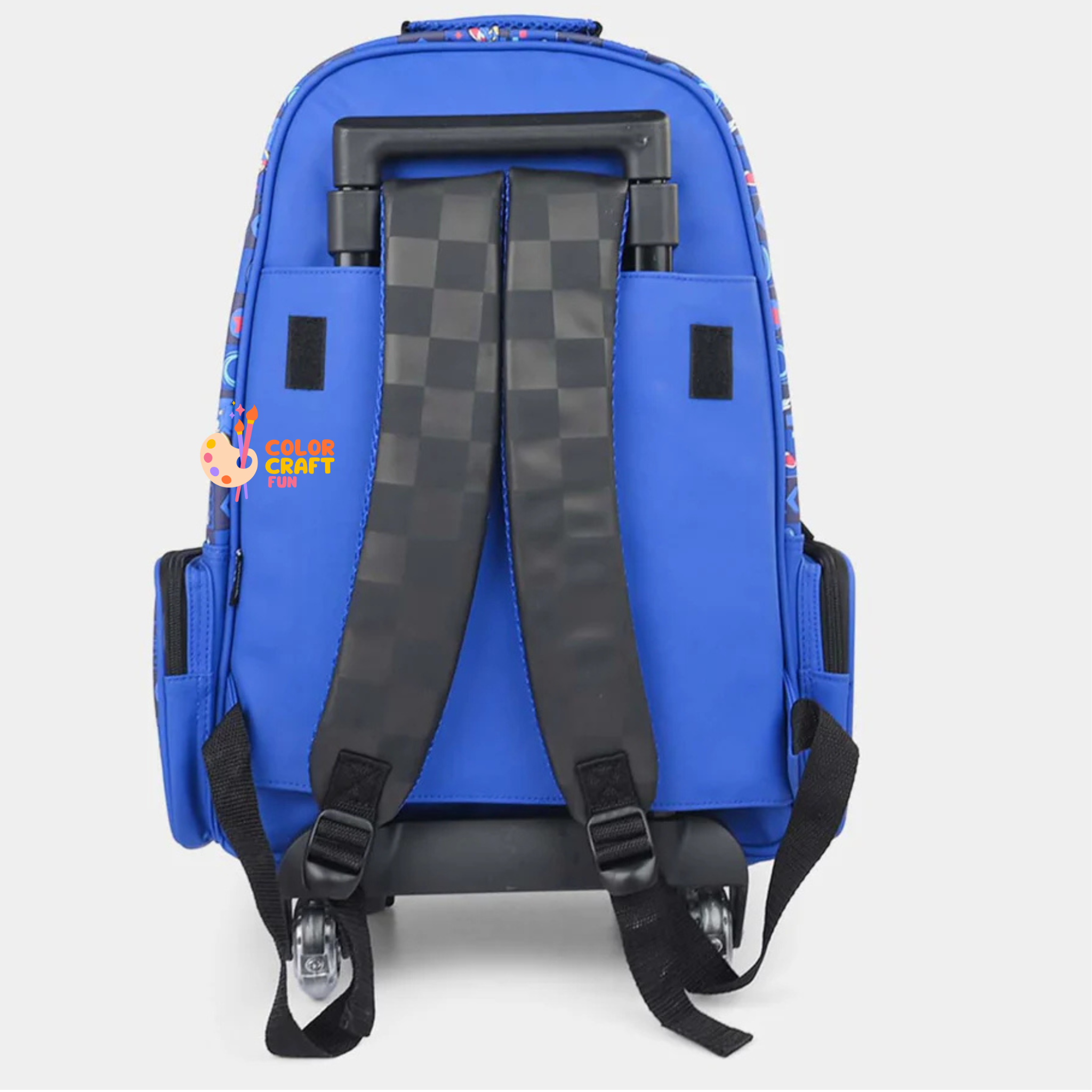 Orignal Smiggle Rolling Backpack/Trolley Bag for Kids SONIC  size 19inch