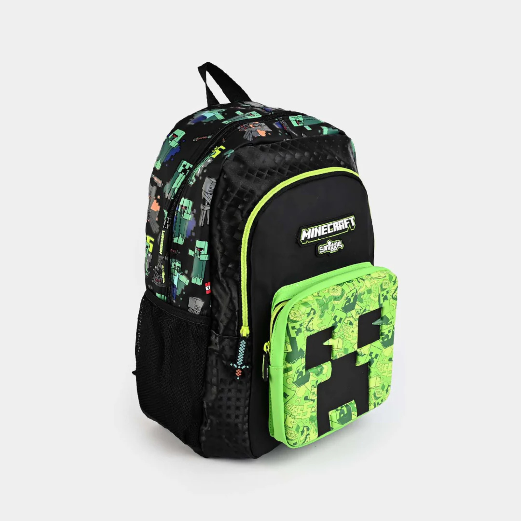 Smiggle Brand Mine Craft Themed School Bag | Grade 2 & 3 (100% orignal)