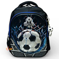 14 Inch 3D Football School Bag For Nursery Till KG Boys ( With Keychain )
