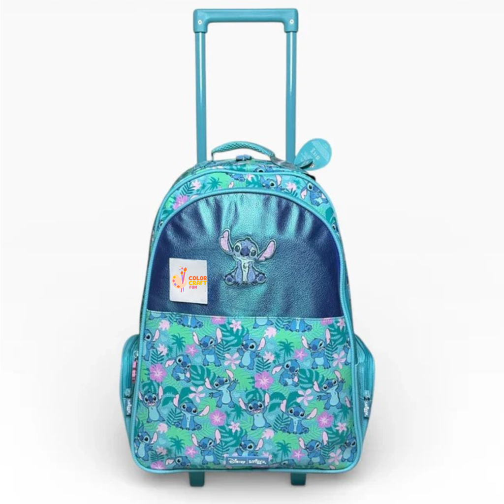 Original Stitch 2 piece Trolley Bag bundle For Grade 1 Till 5 Kids