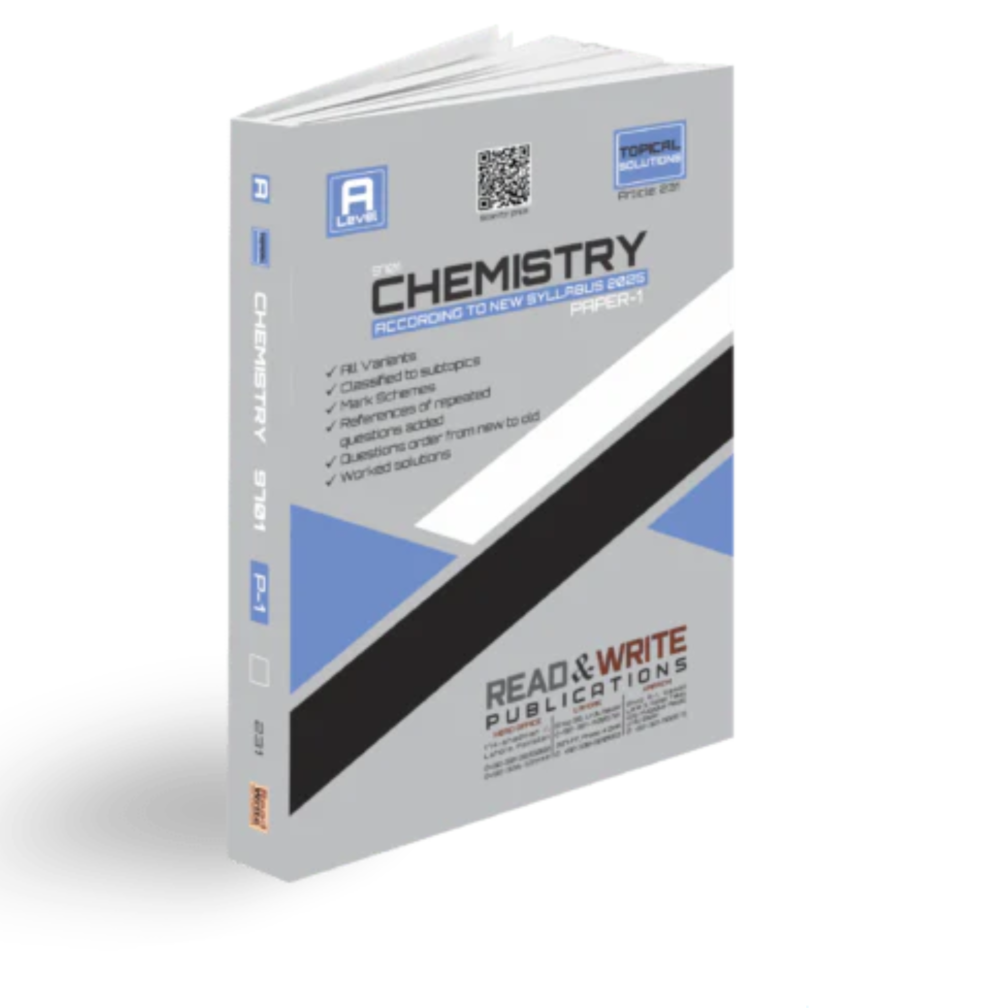 Chemistry AS Level Paper-1 Topical Solved MCQ,s Read & Write